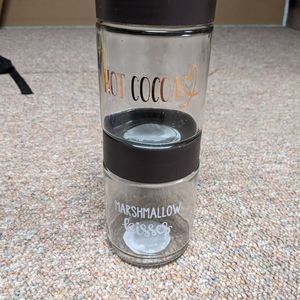 Hot choc n marshmallow jars